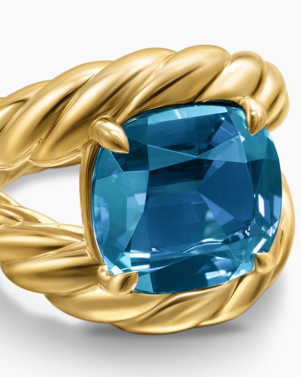 Bague Marbella en or jaune 18 carats, 20 mm