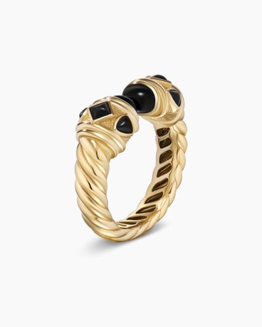 Renaissance® Color Ring in 18K Yellow Gold with Black Onyx