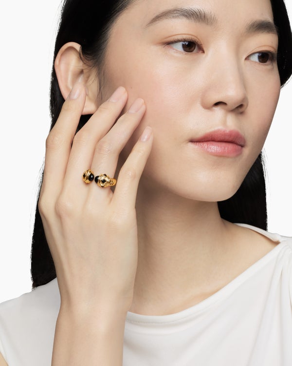 Renaissance Color Ring in 18K Yellow Gold, 9.9mm