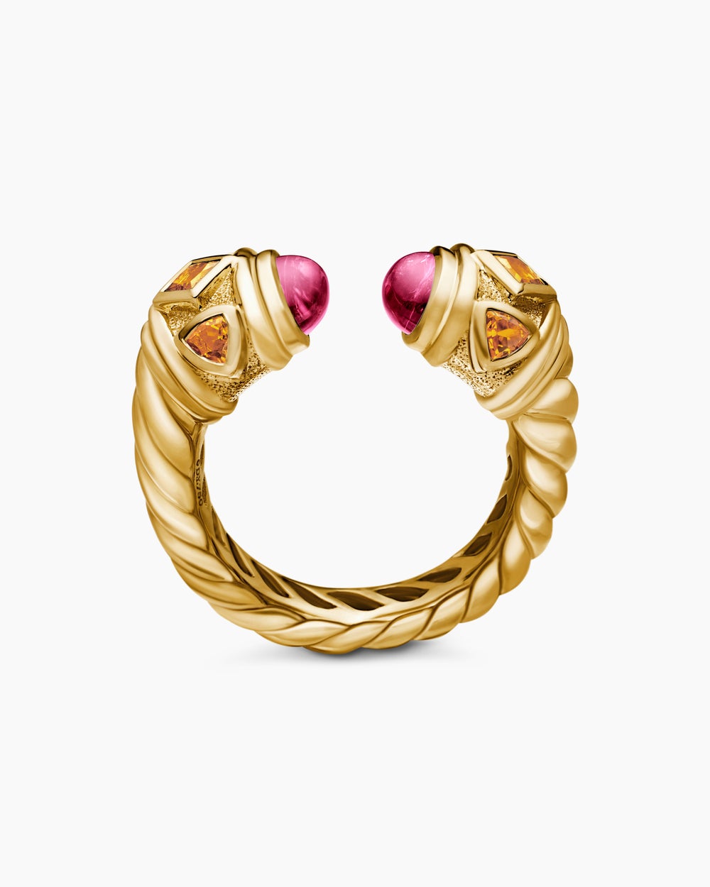 Womens Renaissance Colour Ring in 18ct Yellow Gold, 10mm