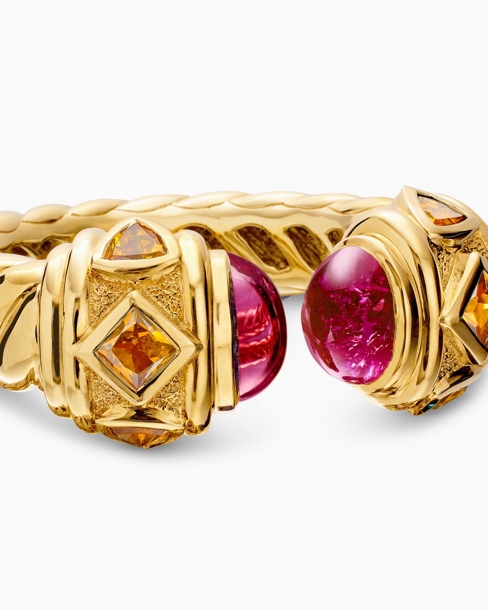Womens Renaissance Colour Ring in 18ct Yellow Gold, 10mm