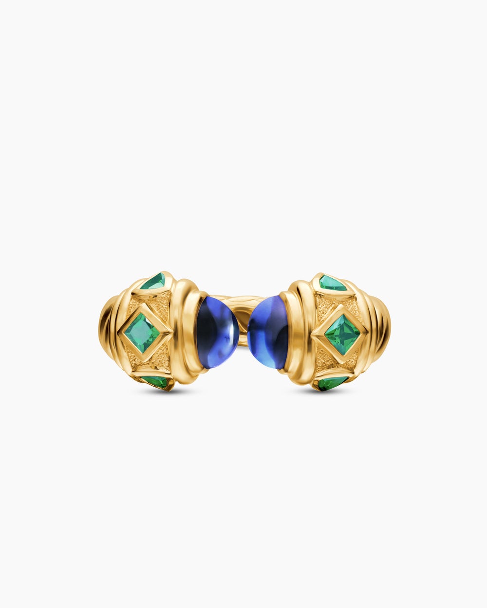 Womens Renaissance Colour Ring in 18ct Yellow Gold, 10mm