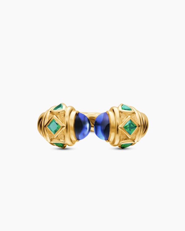 Renaissance Color Ring in 18K Yellow Gold, 9.9mm