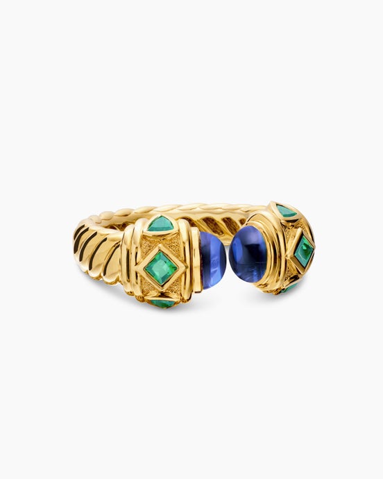 Renaissance® Colour Ring in 18ct Yellow Gold with Tanzanite and Tsavorite