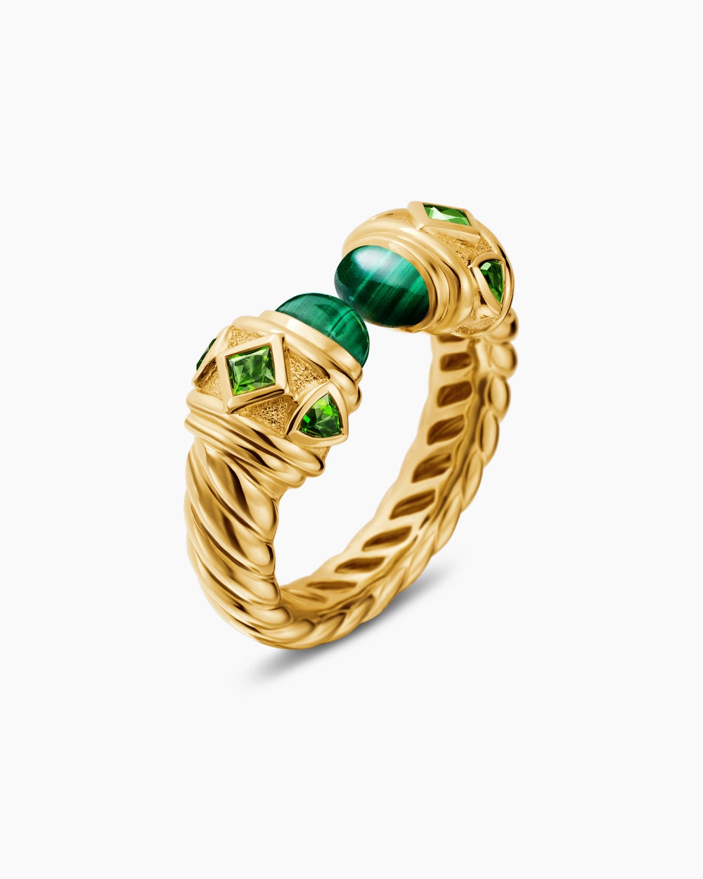 Womens Renaissance Colour Ring in 18ct Yellow Gold, 10mm