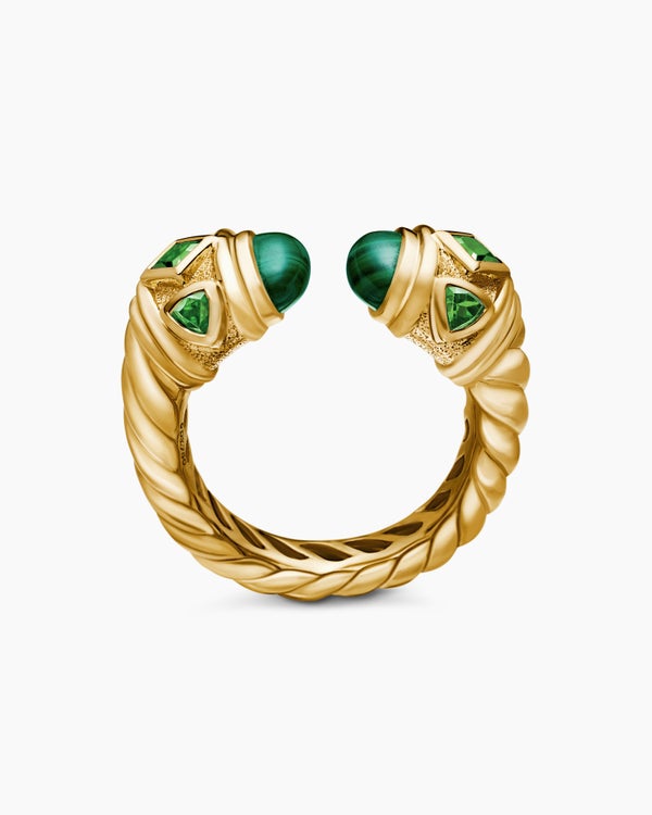 Renaissance Color Ring in 18K Yellow Gold, 9.9mm
