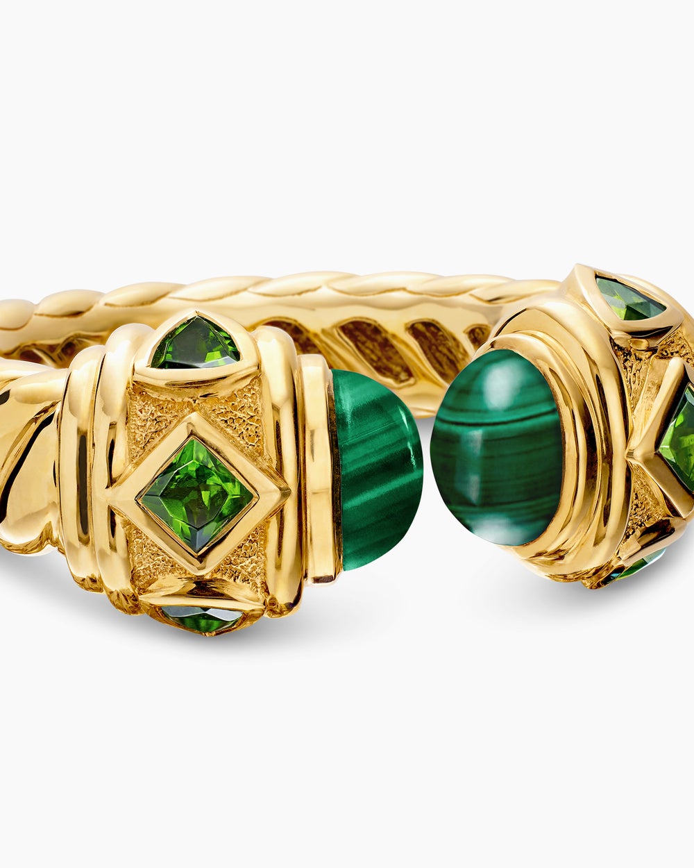 Womens Renaissance Colour Ring in 18ct Yellow Gold, 10mm