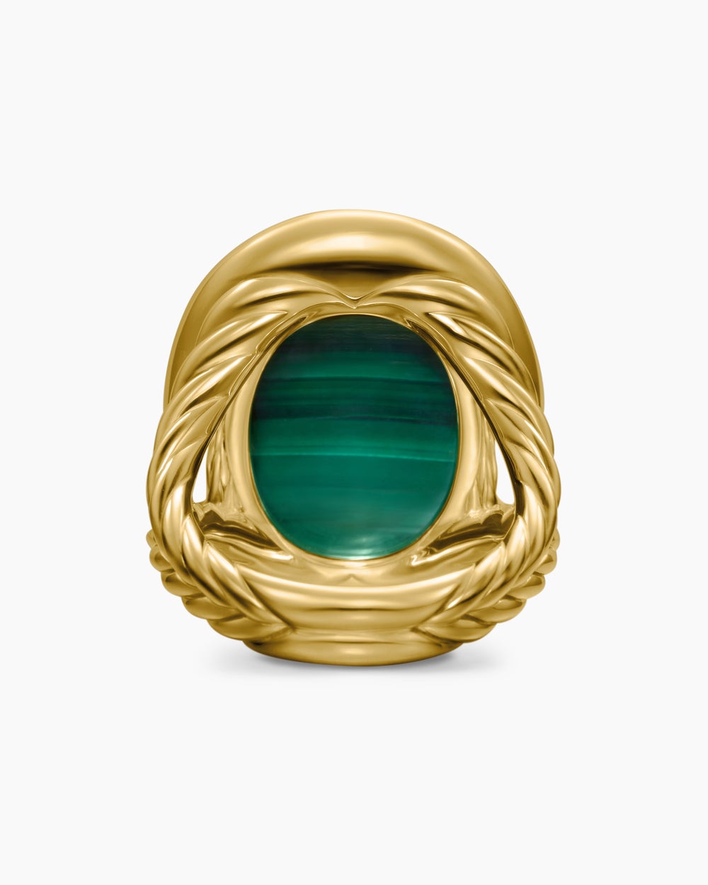 Bague Albion ovale en or jaune 18 carats avec diamants, 21 mm femmes