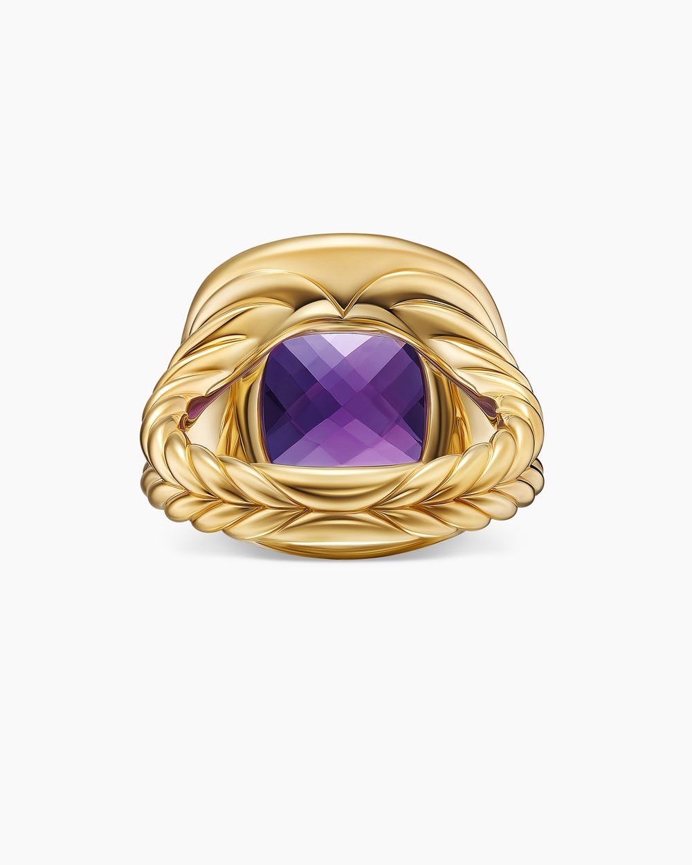 Bague Albion en or jaune 18 carats avec diamants, 15 mm femmes
