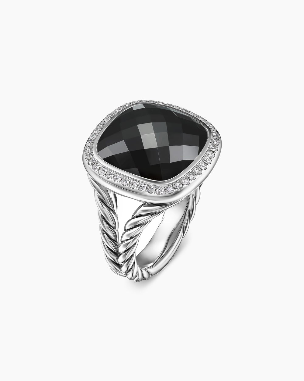 Bague Albion en argent sterling avec diamants, 15 mm femmes