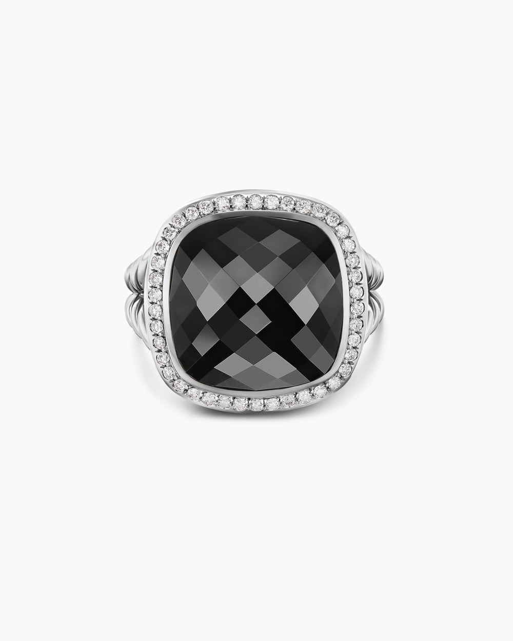 Bague Albion en argent sterling avec diamants, 15 mm femmes