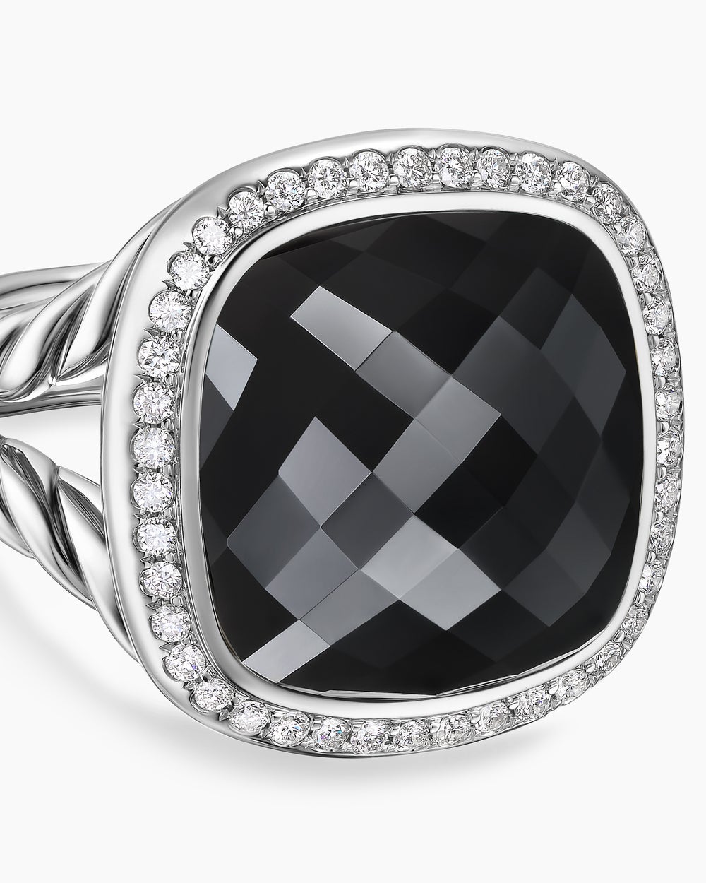 Bague Albion en argent sterling avec diamants, 15 mm femmes