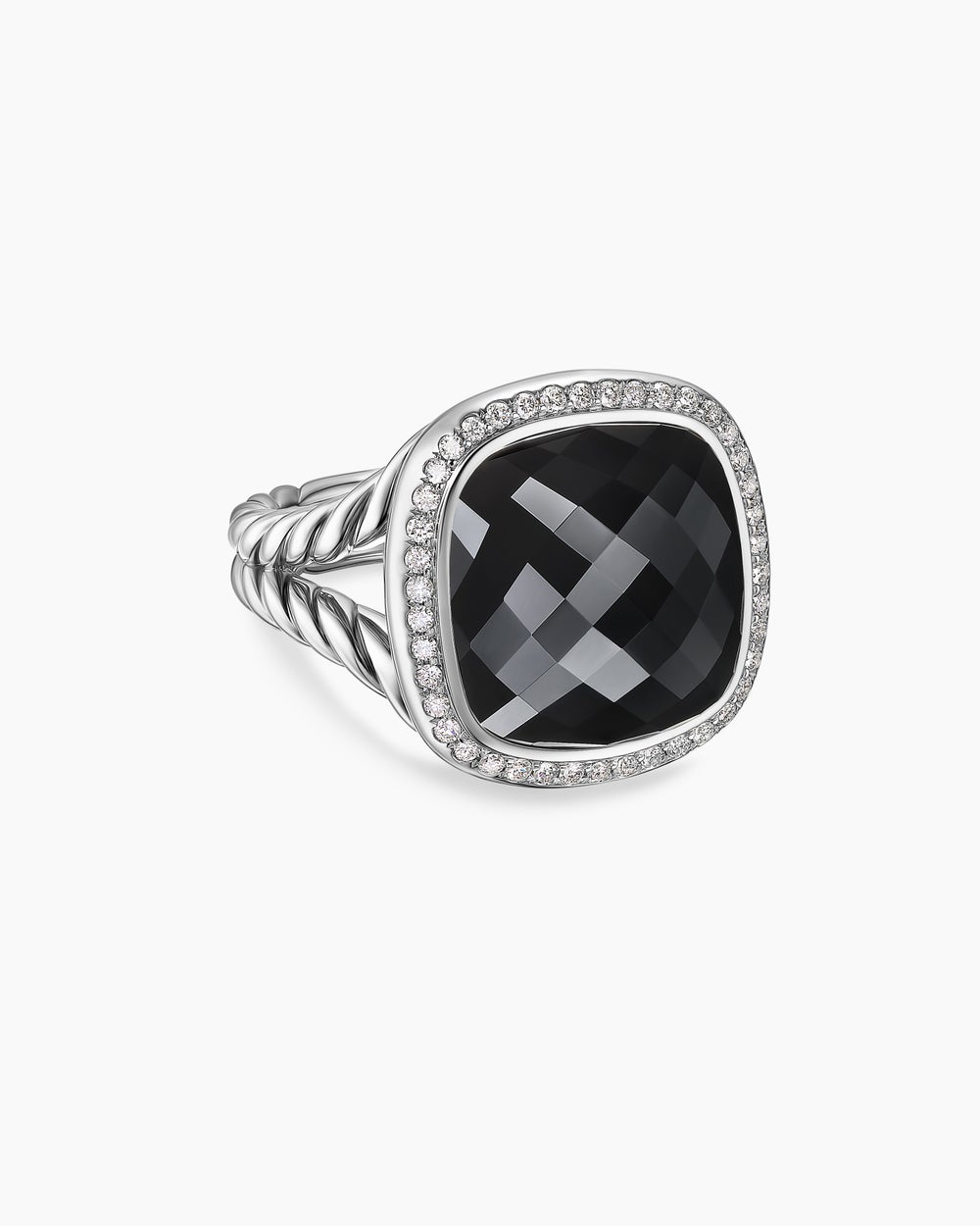 Bague Albion en argent sterling avec diamants, 15 mm femmes