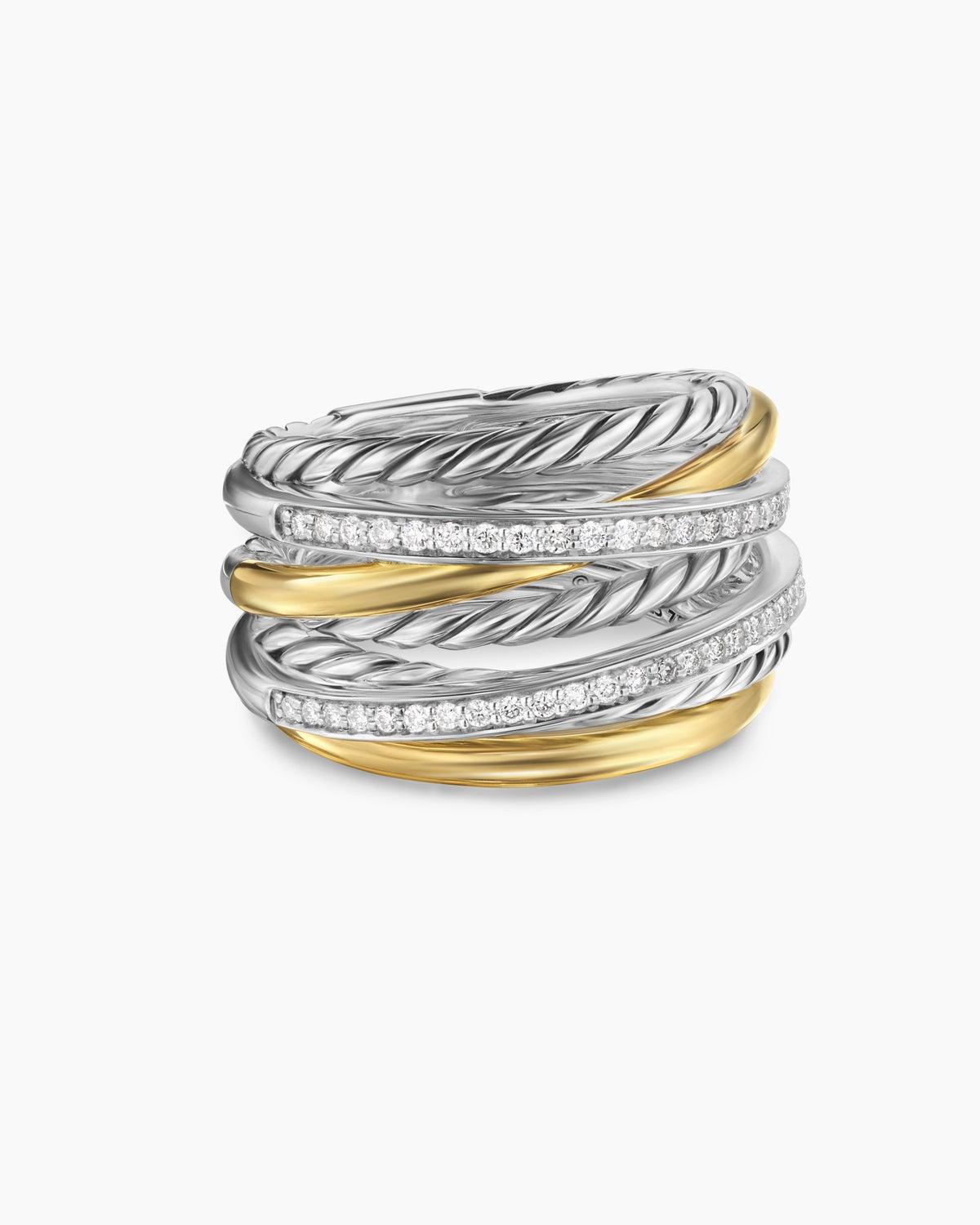 Crossover Seven Row Ring 16mm