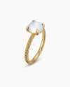 Petite Chatelaine Ring in 18K Yellow Gold with Diamonds, 8mm Petite Chatelaine Ring in 18K Yellow Gold with Diamonds, 8mm