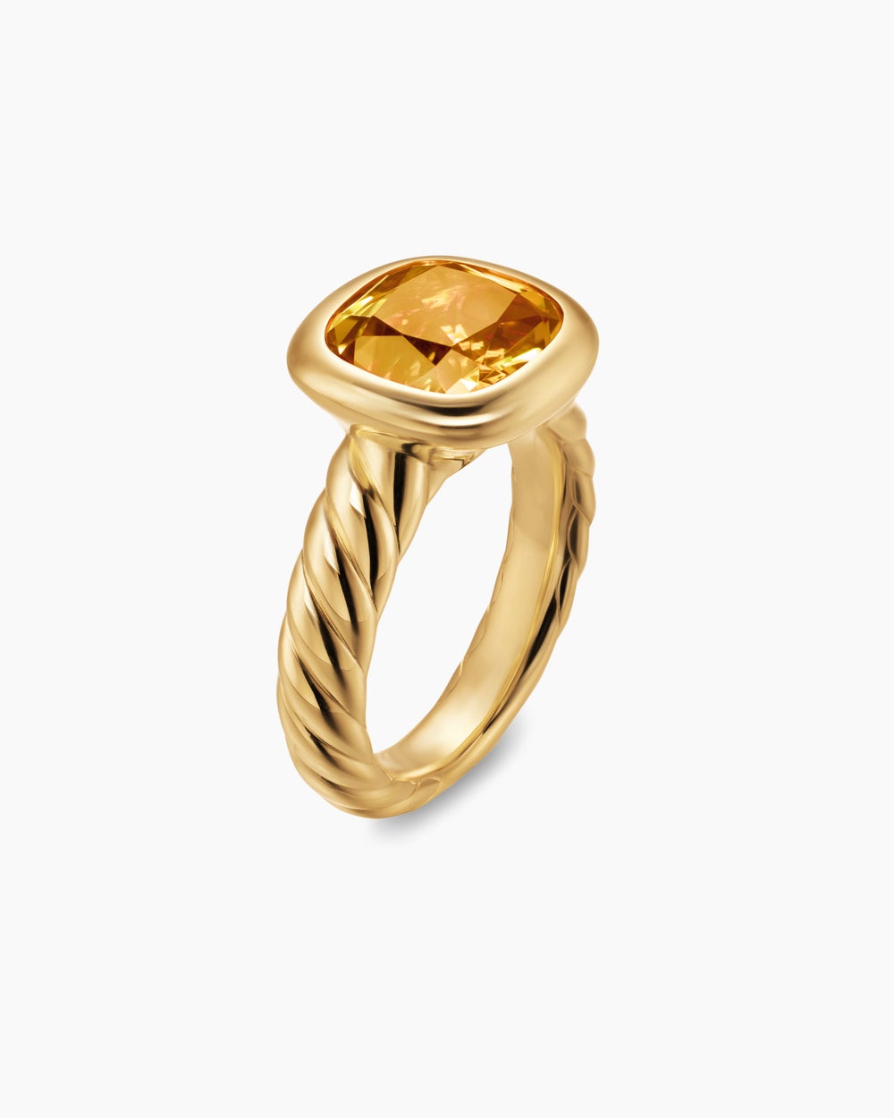 Womens DY Mercer Color Stone Ring in 18K Yellow Gold, 10mm
