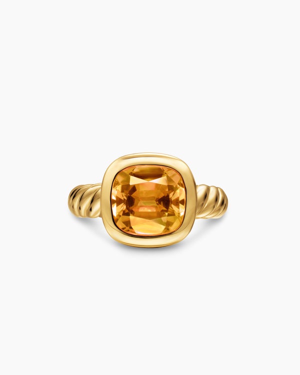 DY Mercer Color Stone Ring in 18K Yellow Gold, 10mm