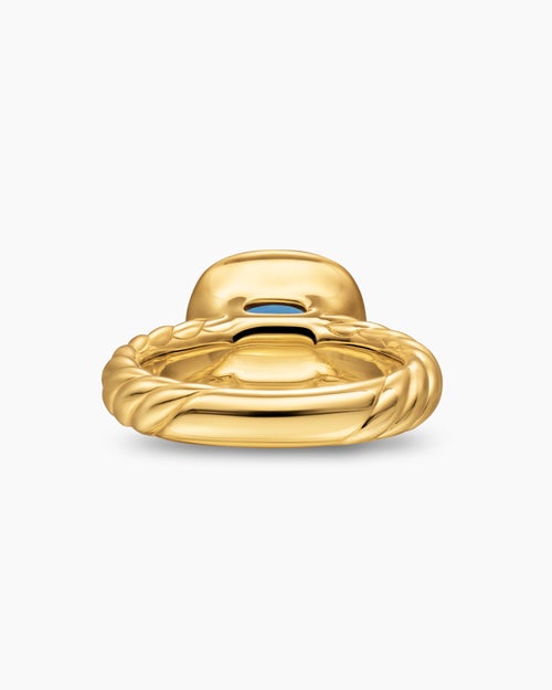 Womens DY Mercer Color Stone Ring in 18K Yellow Gold, 10mm