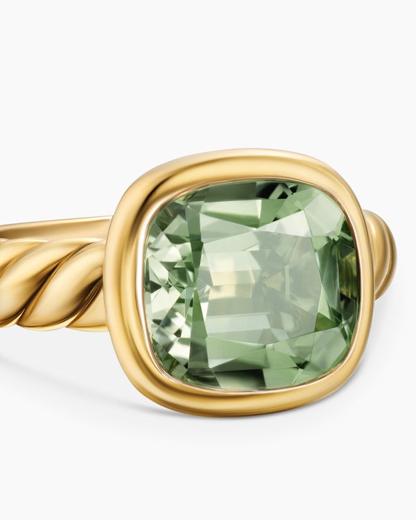 DY Mercer Color Stone Ring in 18K Yellow Gold, 10mm