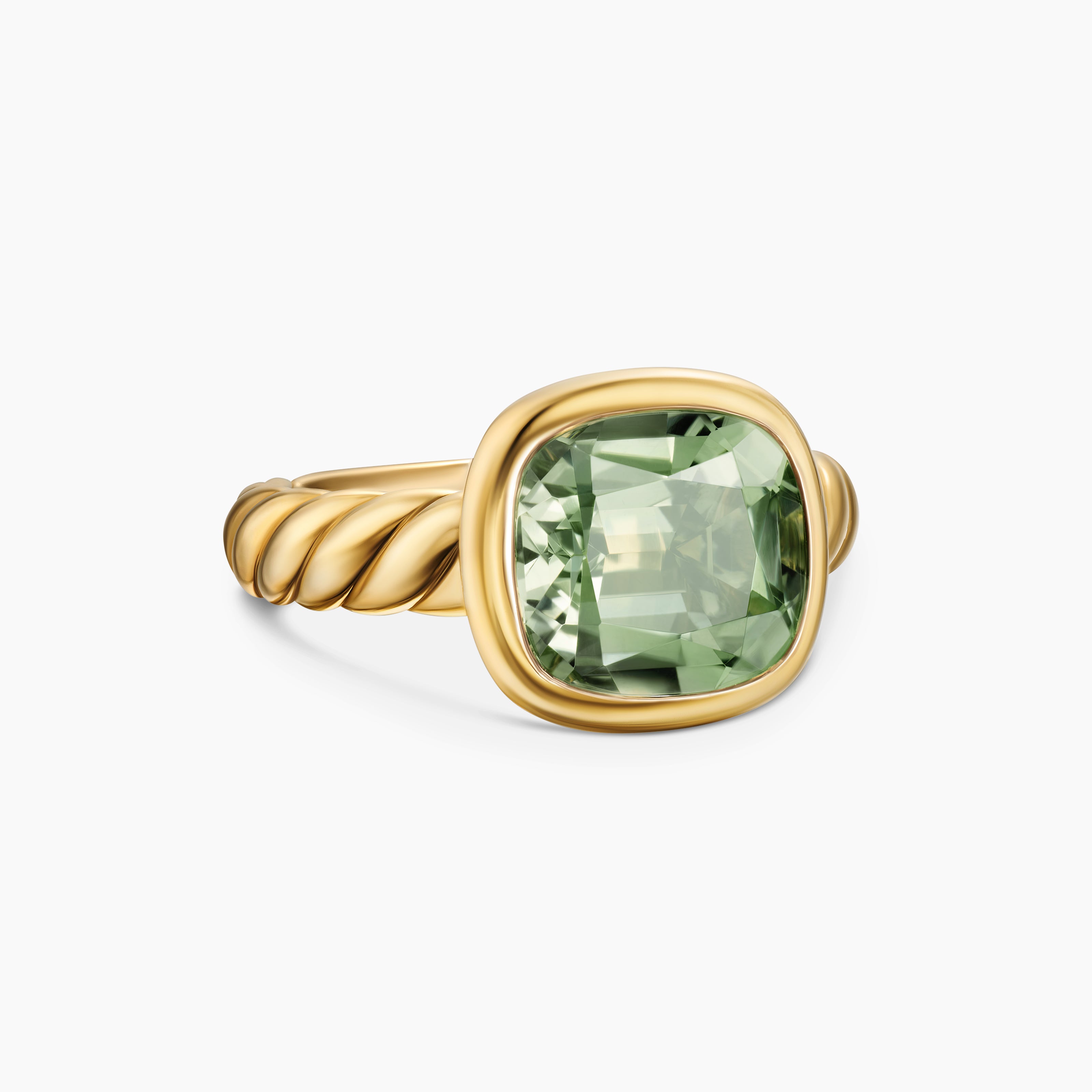 Womens DY Mercer Color Stone Ring in 18K Yellow Gold, 10mm