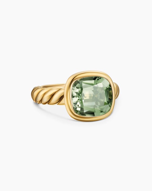 Womens DY Mercer Color Stone Ring in 18K Yellow Gold, 10mm