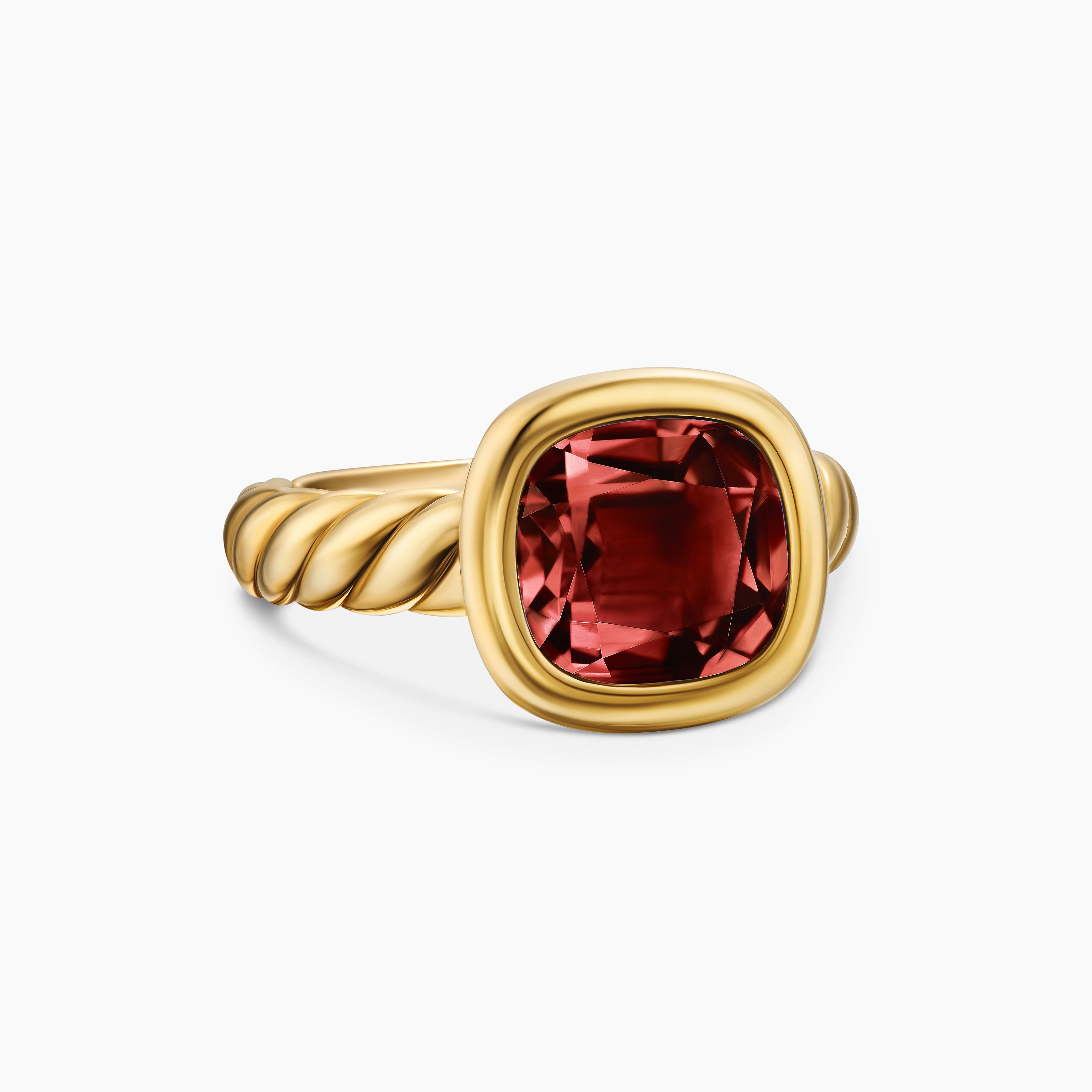 Womens DY Mercer Color Stone Ring in 18K Yellow Gold, 10mm