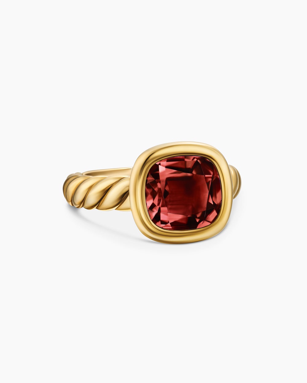 Womens DY Mercer Color Stone Ring in 18K Yellow Gold, 10mm