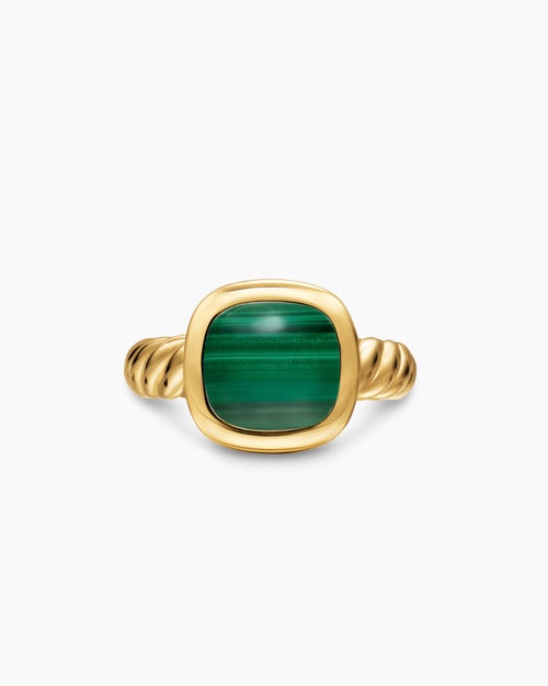 Womens DY Mercer Color Stone Ring in 18K Yellow Gold, 10mm