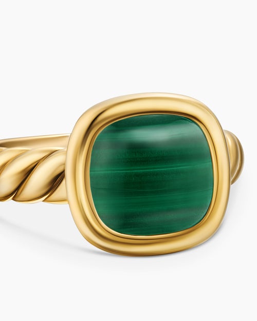 Womens DY Mercer Colour Stone Ring in 18ct Yellow Gold, 10mm