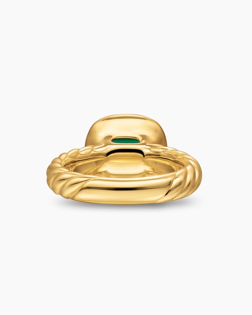 Womens DY Mercer Color Stone Ring in 18K Yellow Gold, 10mm