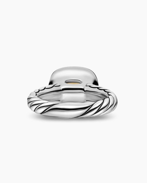 Womens DY Mercer Color Stone Ring in Sterling Silver with 18K Yellow Gold, 10mm