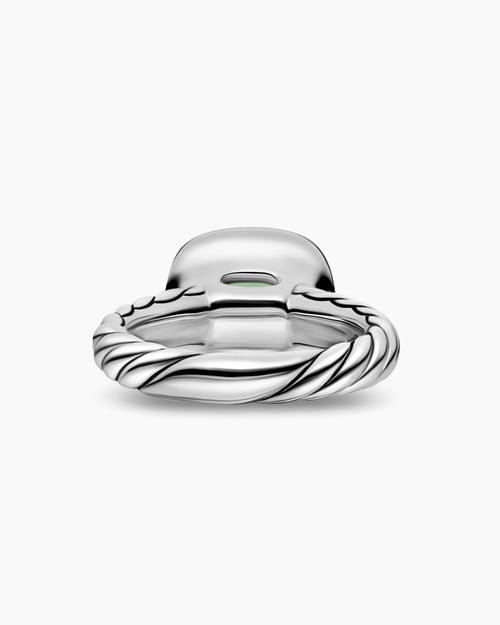 Womens DY Mercer® Color Stone Ring in Sterling Silver with 18K Yellow Gold and Prasiolite, 10mm
