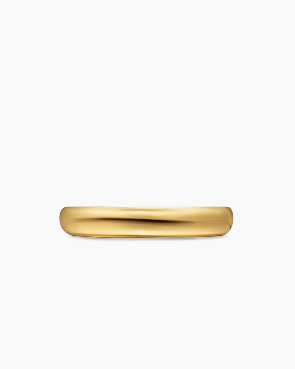 Womens DY Mercer Band Ring in 18K Yellow Gold, 3.7mm