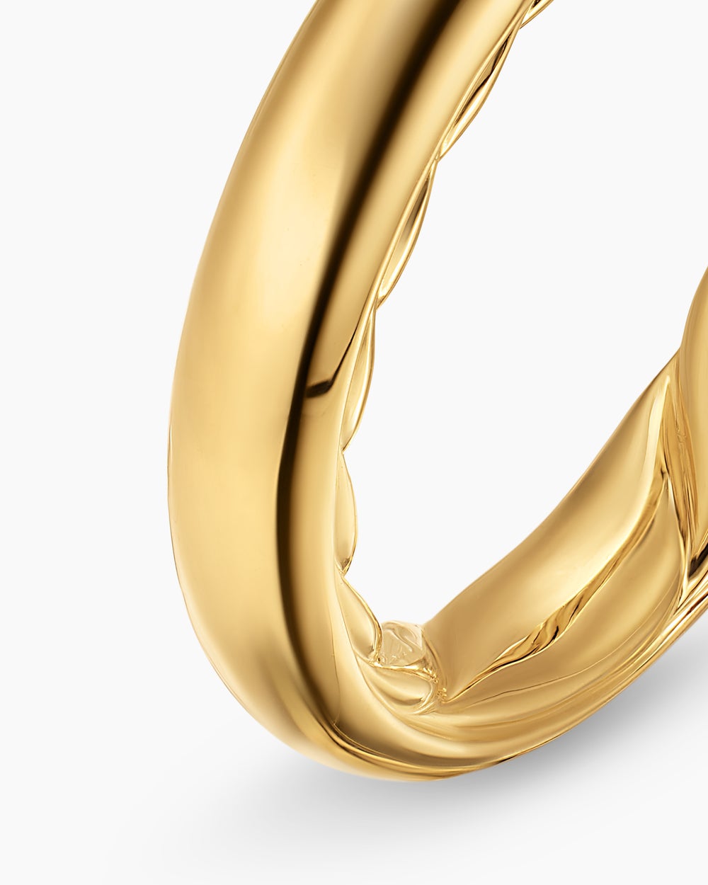 Womens DY Mercer Band Ring in 18K Yellow Gold, 3.7mm