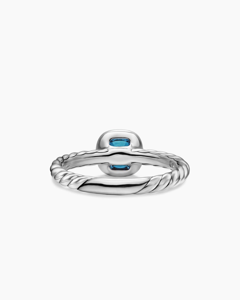 Womens DY Mercer Color Cable Ring in Sterling Silver with 14K Yellow Gold, 5.5mm
