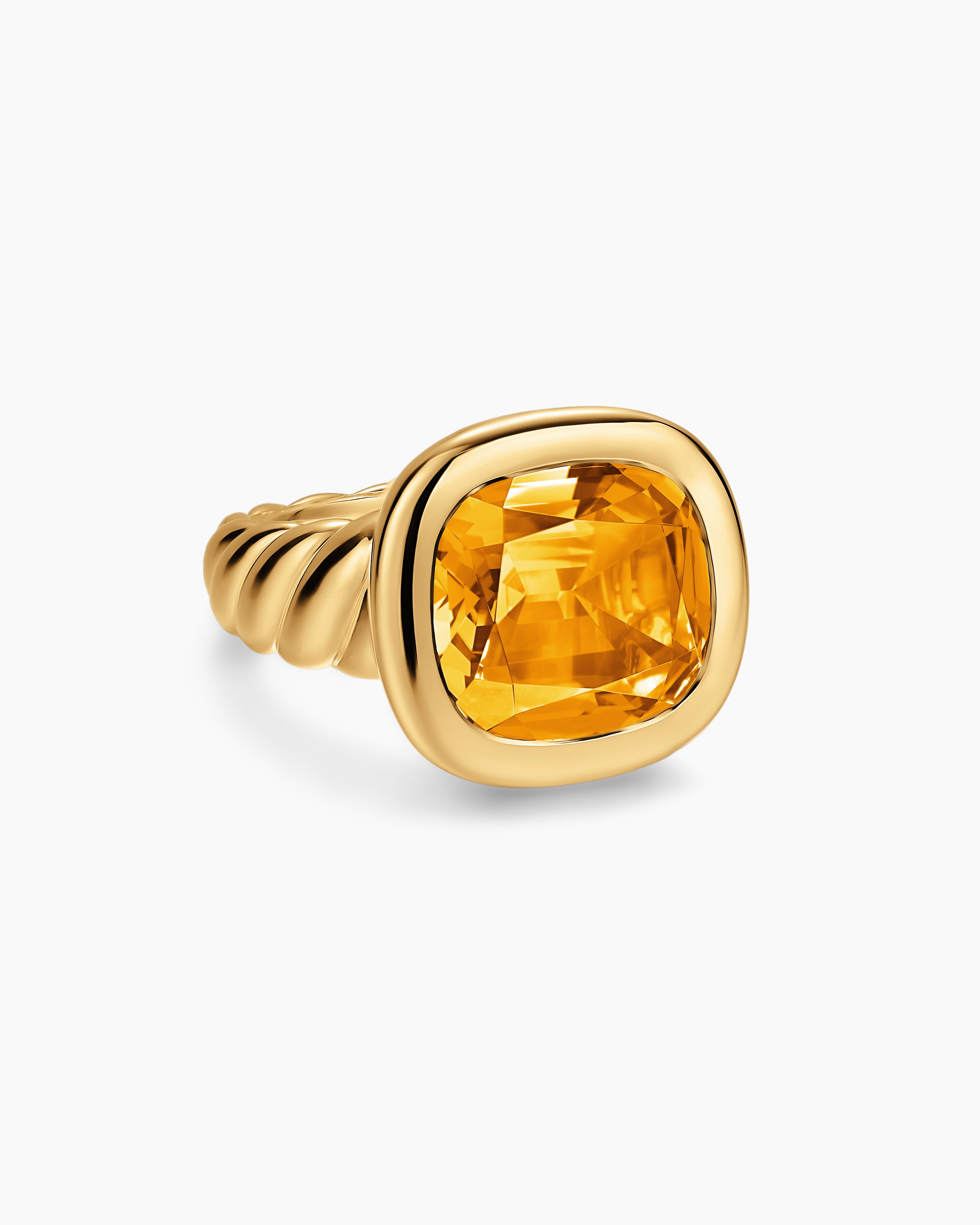 Womens DY Mercer Colour Stone Ring in 18ct Yellow Gold, 13.5mm