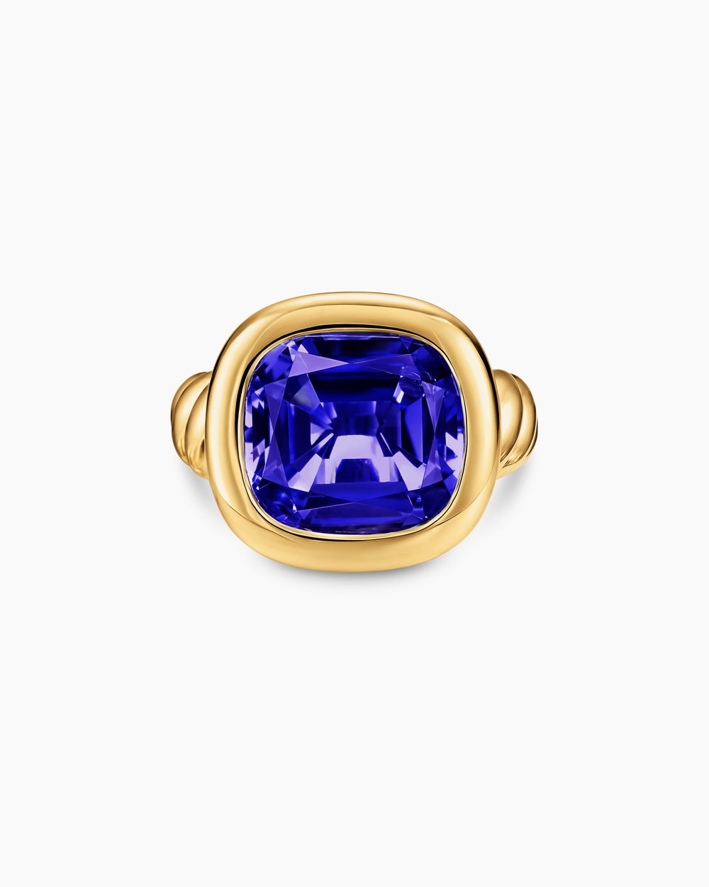 Womens DY Mercer Color Stone Ring in 18K Yellow Gold, 13.5mm