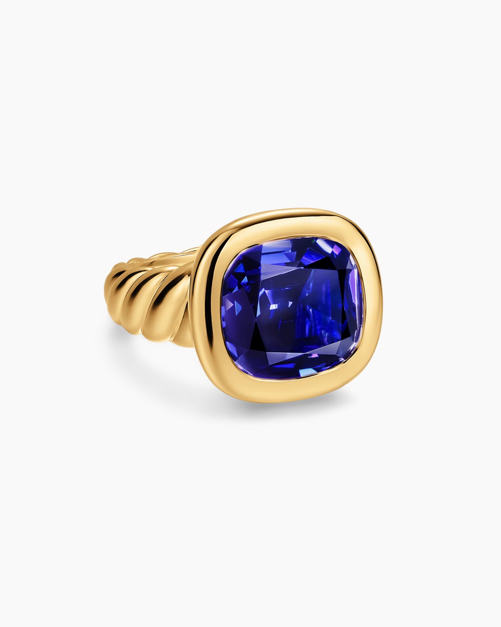 Womens DY Mercer Color Stone Ring in 18K Yellow Gold, 13.5mm
