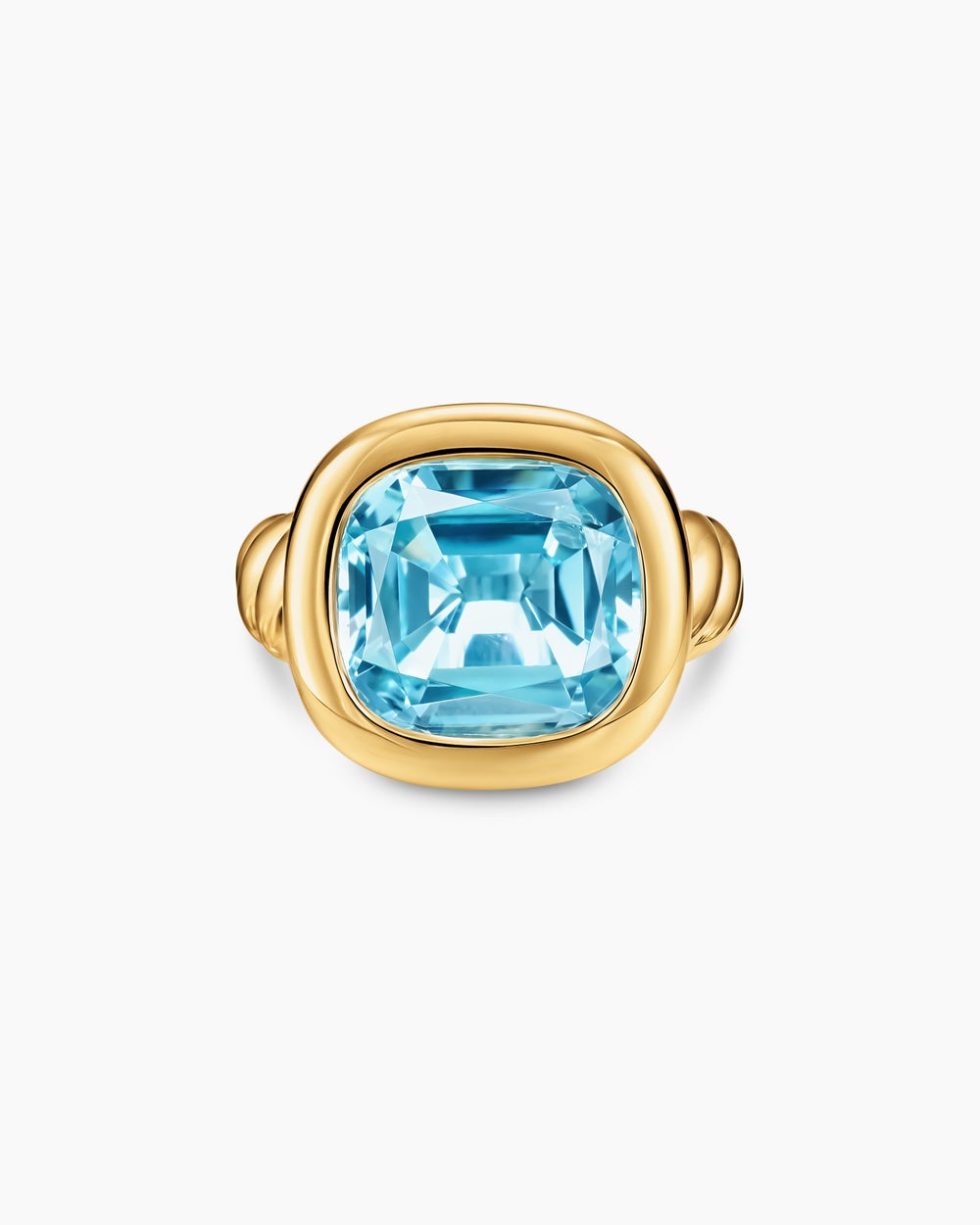 Womens DY Mercer Color Stone Ring in 18K Yellow Gold, 13.5mm