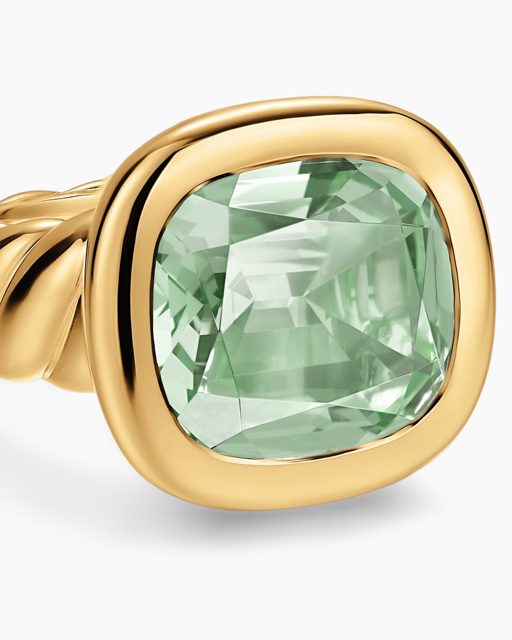 Womens DY Mercer Color Stone Ring in 18K Yellow Gold, 13.5mm