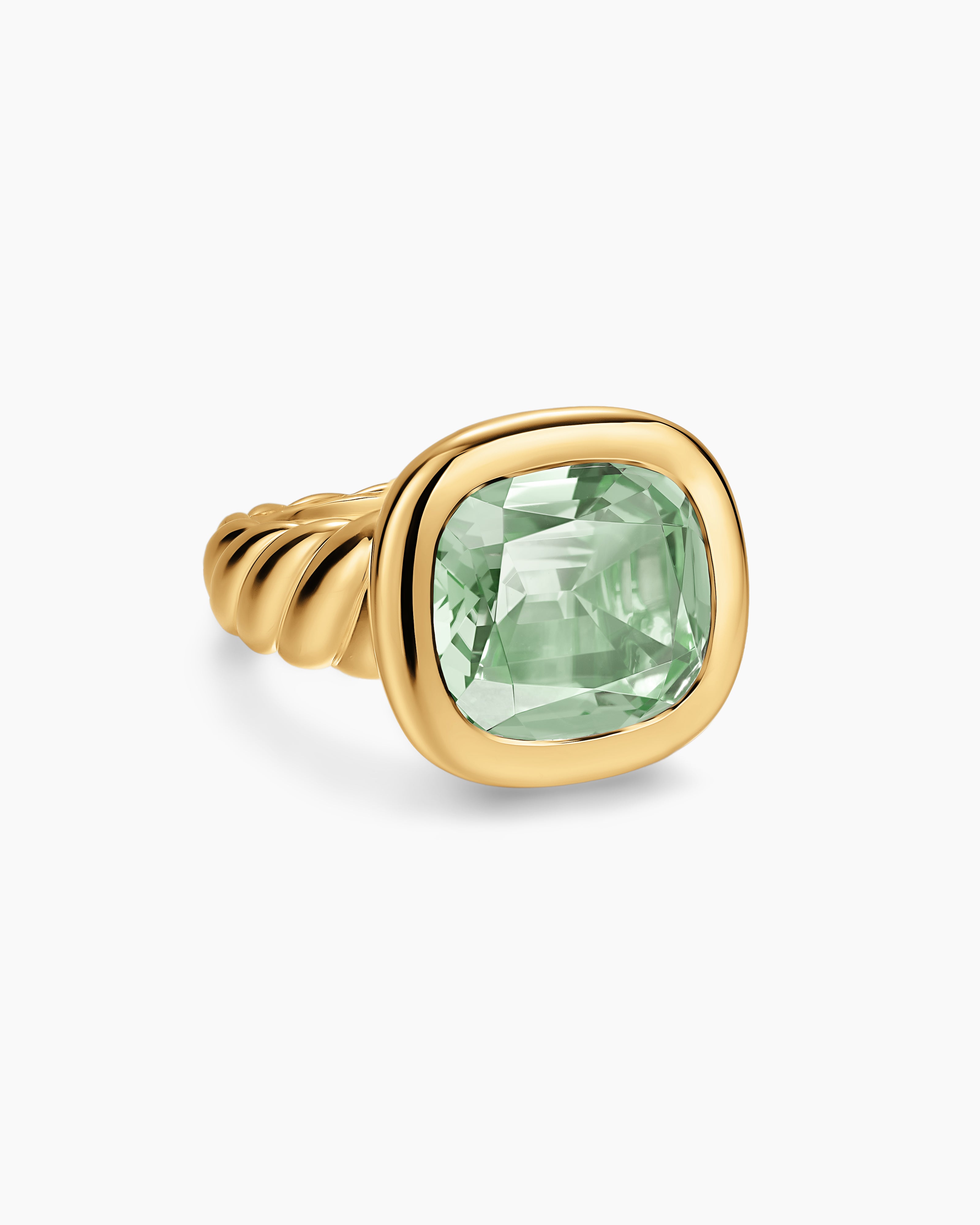 Womens DY Mercer Color Stone Ring in 18K Yellow Gold, 13.5mm