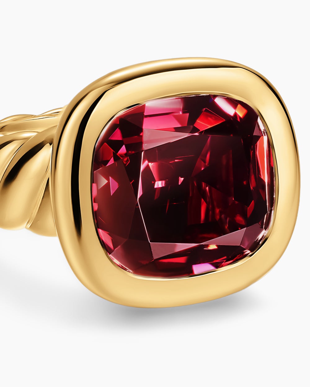 Womens DY Mercer Color Stone Ring in 18K Yellow Gold, 13.5mm