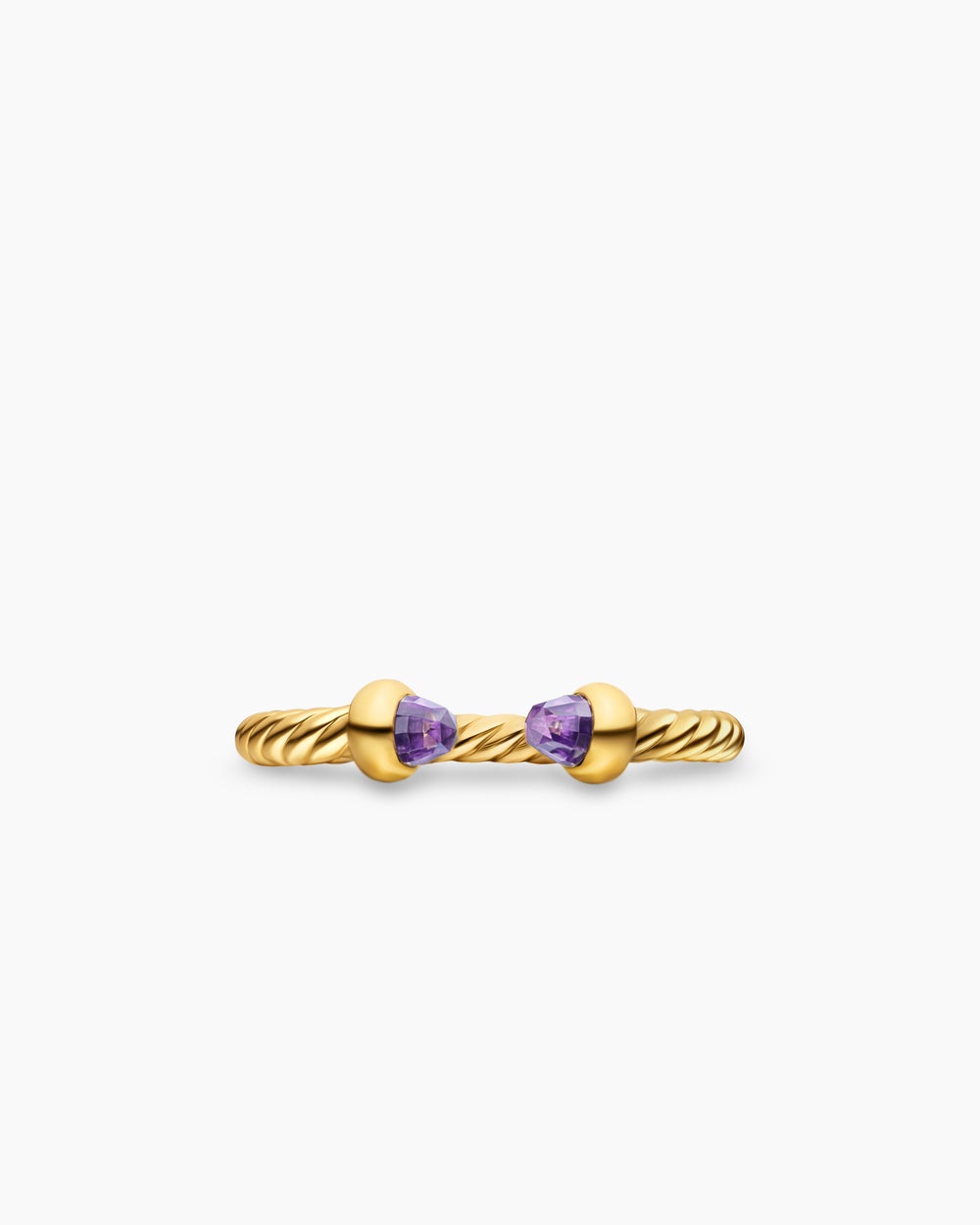 Bague ouverte Micro Cablespira® Flex en or jaune 18 carats, 2,5 mm femmes