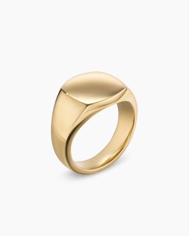 Streamline® Pinky Ring in 18K Yellow Gold, 13mm