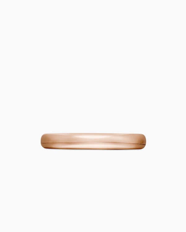 DY Classic Band Ring in 18K Rose Gold, 3.5mm