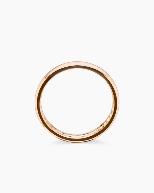 DY Classic Band Ring in 18K Rose Gold, 3.5mm