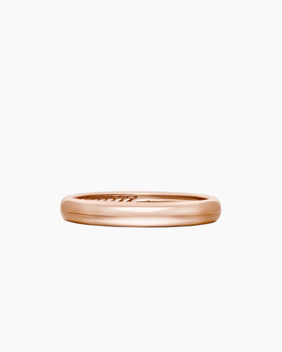 DY Classic Band Ring in 18K Rose Gold, 3.5mm