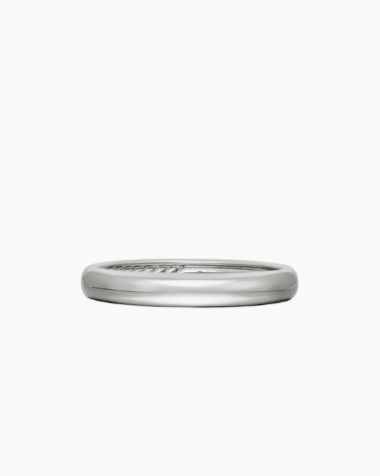 DY Classic Band Ring in 18K White Gold, 3.5mm