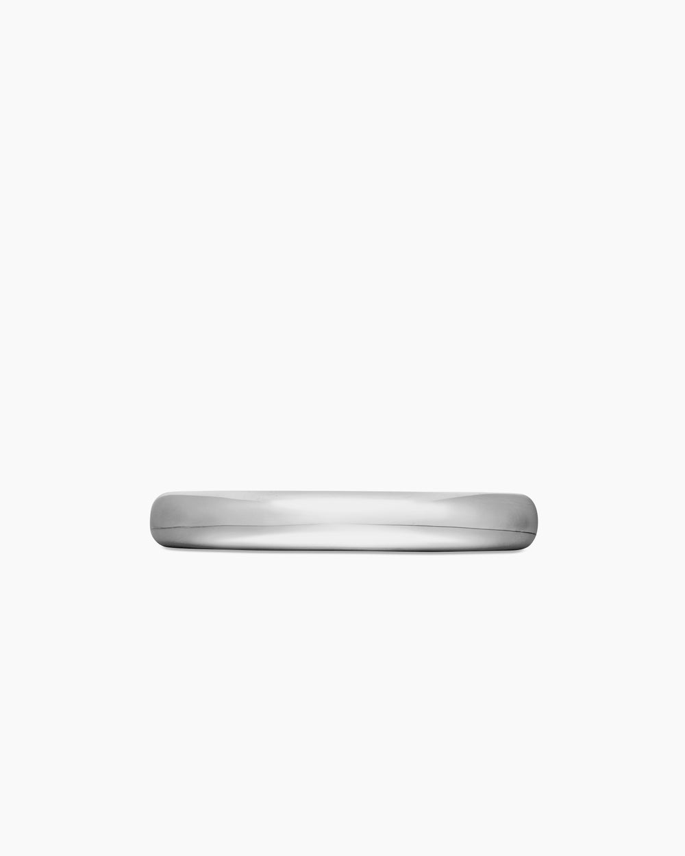 Mens DY Classic Band Ring in Platinum, 3.5mm