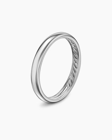 DY Classic Band Ring in Platinum, 3.5mm